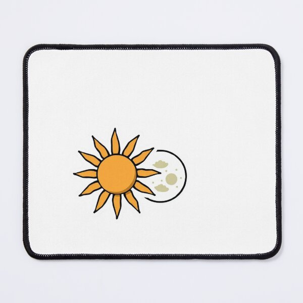 Item preview, Boho Sun and Moon Celestial Sticker | Minimalist Earthy Aesthetic Design designed and sold by jatindesignss.