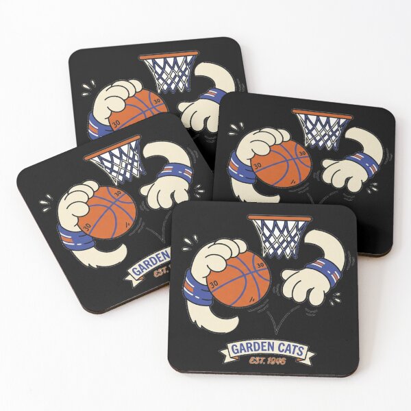 Item preview, Vintage 1930s Cartoon Cat Basketball Garden Cats . designed and sold by  BreedCraft Studio.