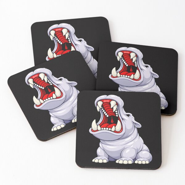 Item preview, Roaring Baby Hippo – Cute Animal Illustration designed and sold by ROARSOME DESiGNS.