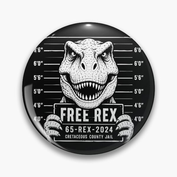 Item preview, Free Rex Mugshot Dinosaur designed and sold by CamaleonDesigns.