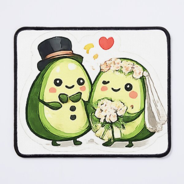 Item preview, Cute Avocado Wedding designed and sold by Northline Creative.
