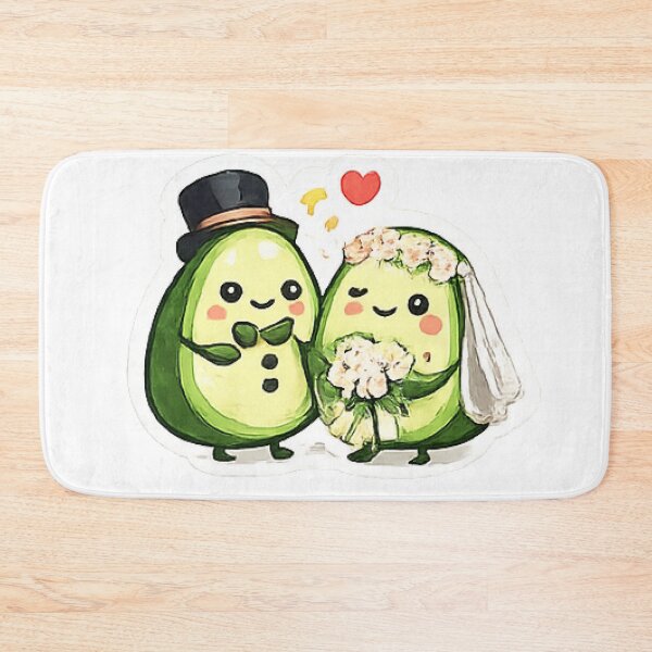 Item preview, Cute Avocado Wedding designed and sold by Northline Creative.