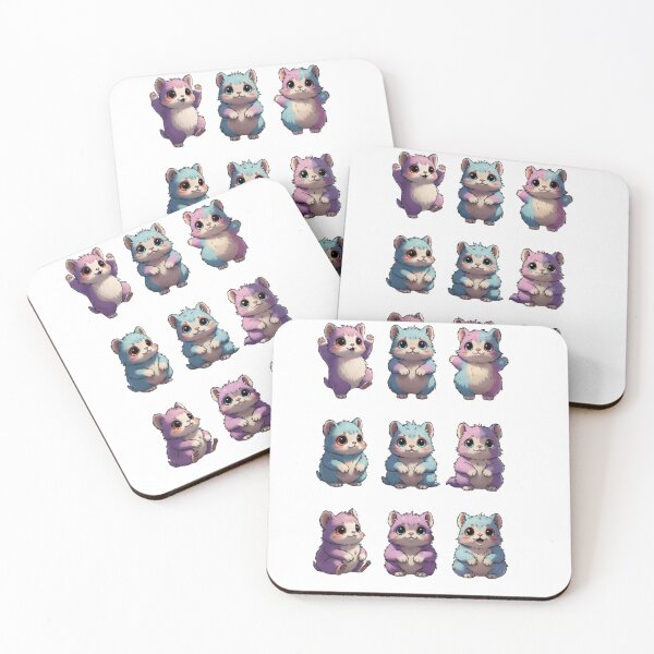 Item preview, Cute Pastel Furry Friends - Kawaii Animal Collection designed and sold by StudioPixelMix.