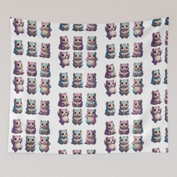 Item preview, Cute Pastel Furry Friends - Kawaii Animal Collection designed and sold by StudioPixelMix.