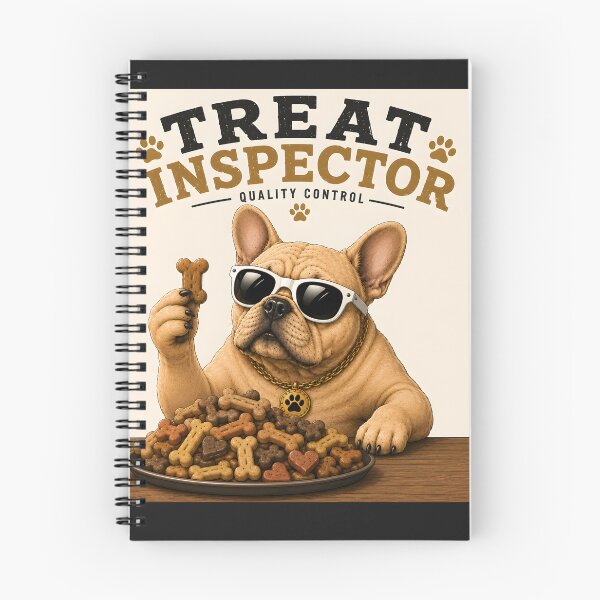 Item preview, Funny French Bulldog Treat Inspector designed and sold by MischiefPaws.