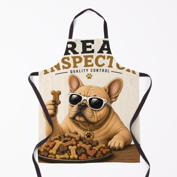 Item preview, Funny French Bulldog Treat Inspector designed and sold by MischiefPaws.