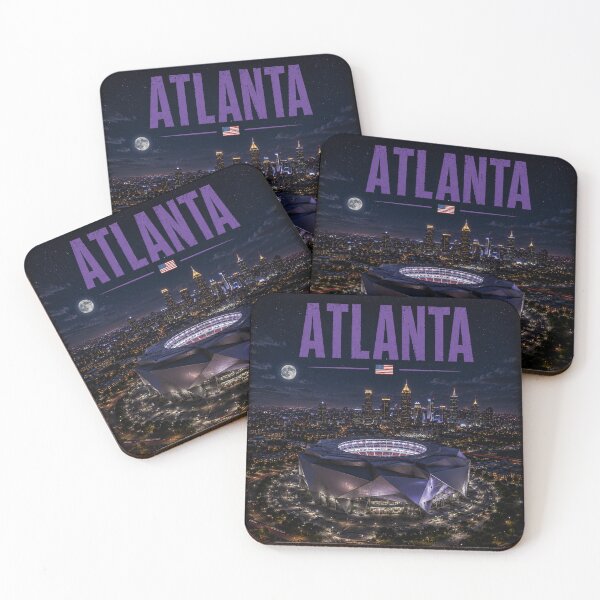 Item preview, Atlanta Cinematic Stadium Edition (US Flag) designed and sold by globetrottergfx.