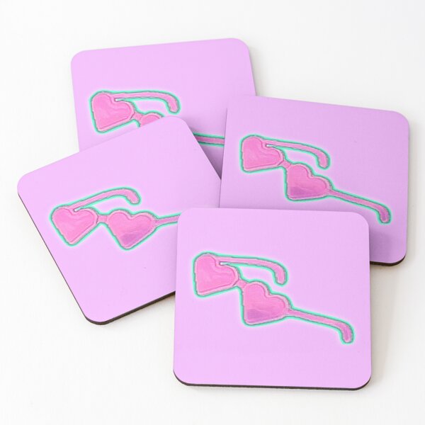 Item preview, pink heart shaped sunglasses designed and sold by meuliasshop.