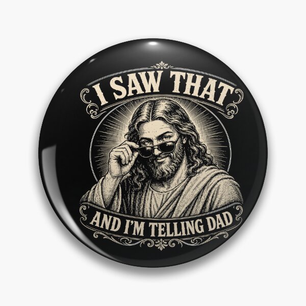 Item preview, I Saw That And Im Telling Dad Funny Christian Jesus Humor For Church And Youth Group designed and sold by yoddel.