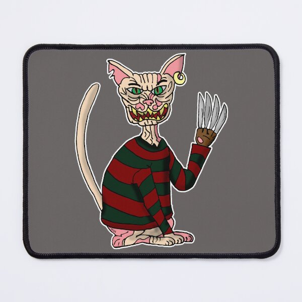Item preview, Striped Sweater Horror Cat | Funny Halloween Sphynx Meme designed and sold by MyxaART.