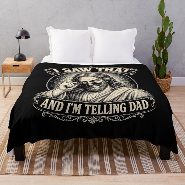 Item preview, I Saw That And Im Telling Dad Funny Christian Jesus Humor For Church And Youth Group designed and sold by yoddel.
