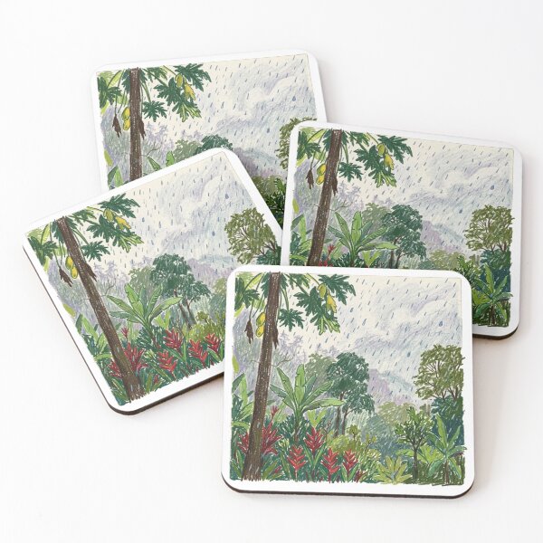 Item preview, Tropical rainforest in the rain designed and sold by CristianCEB.