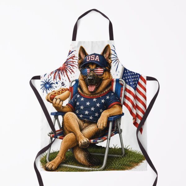 Item preview, Patriotic German Shepherd Shirt, Funny 4th of July Dog Tee, German Shepherd Mom Gift, USA Dog Lover Shirt, Independence Day Tee designed and sold by greatmar1.