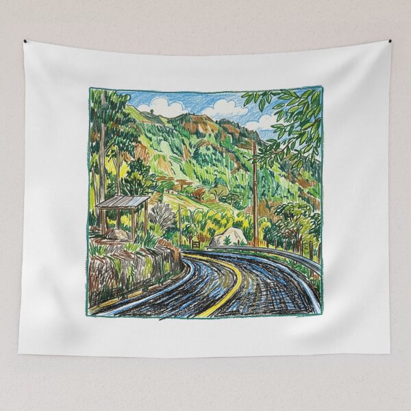 Item preview, Rural landscape with road designed and sold by CristianCEB.