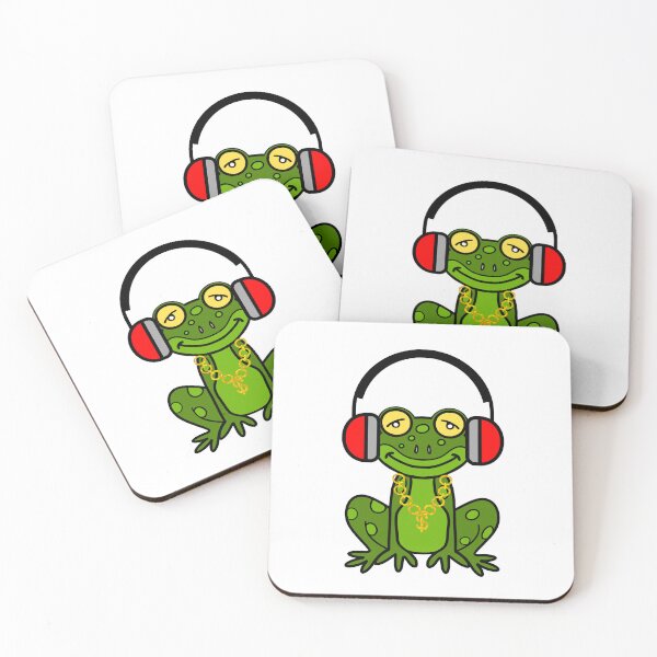 Item preview, Retro 90s Hip Hop Cute Frog designed and sold by Sartoris Art.
