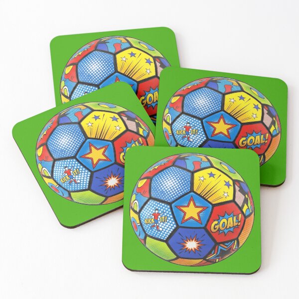 Item preview, Comic Book Pop Art Soccer Graphic Retro Halftone Design designed and sold by Terry Bain.