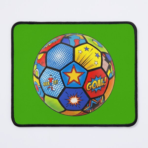 Item preview, Comic Book Pop Art Soccer Graphic Retro Halftone Design designed and sold by Terry Bain.