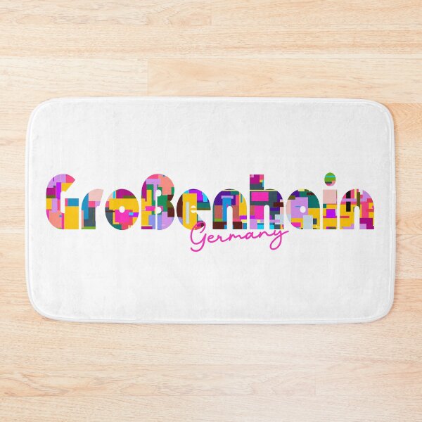Item preview, Großenhain, Germany, Vibrant Abstract City Typography Art designed and sold by Wanderful-roads.