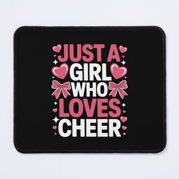 Item preview, Just a Girl Who Loves Cheer designed and sold by jkrphoto.