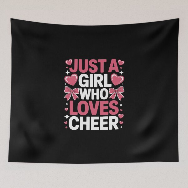 Item preview, Just a Girl Who Loves Cheer designed and sold by jkrphoto.