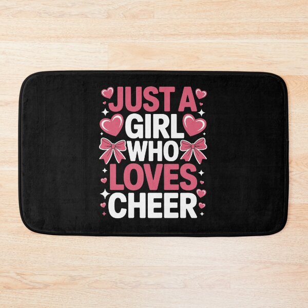 Item preview, Just a Girl Who Loves Cheer designed and sold by jkrphoto.