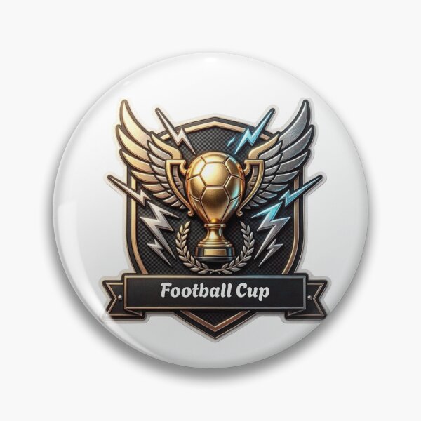 Item preview, Winged Football Trophy Sticker | Championship Power Emblem Design designed and sold by Pandey14.