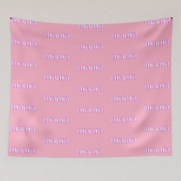 Item preview, Bangaranga Song Lyric Word (White&Pink) designed and sold by CDPrintsDesigns.