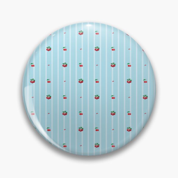 Item preview, Cherries pattern design over stripes designed and sold by AlicinaM.