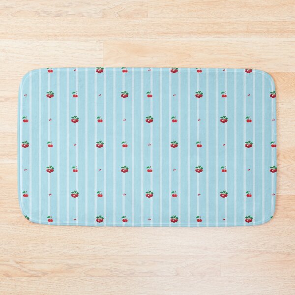 Item preview, Cherries pattern design over stripes designed and sold by AlicinaM.