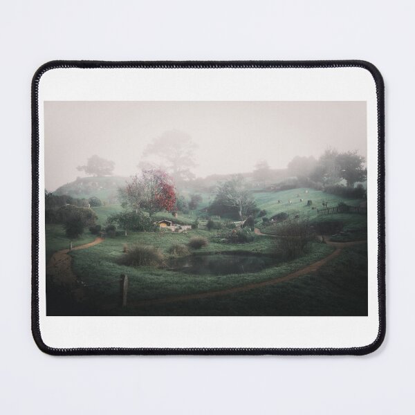 Item preview, Misty Morning in Hobbiton – The Shire, New Zealand designed and sold by PygmyTitan Photo.