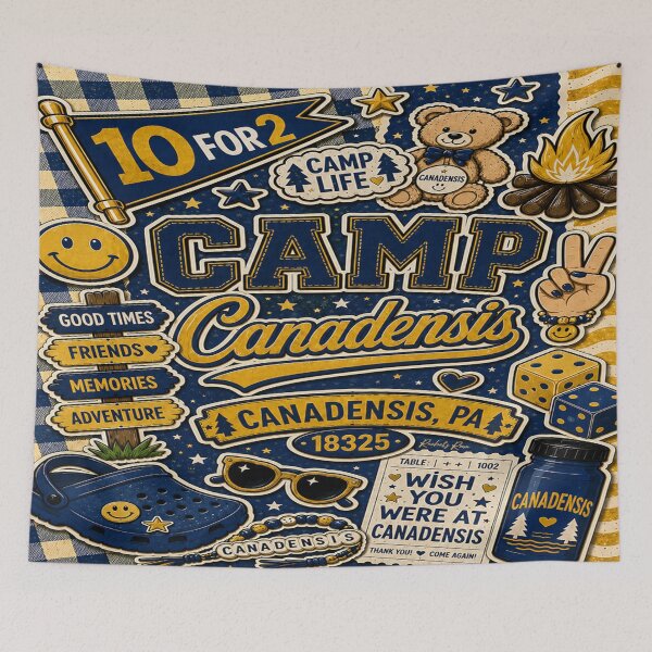 Item preview, Camp Canadensis Collage designed and sold by Rachel's Room.