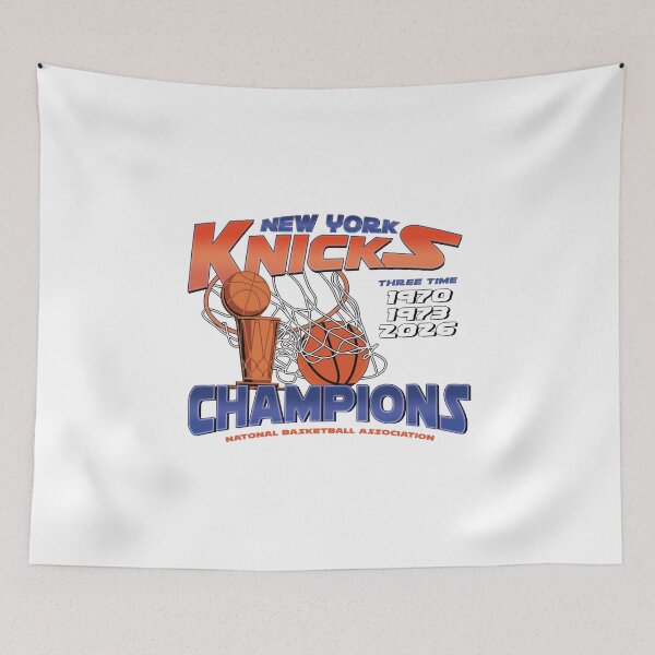 Aperçu de l'œuvre Les Knicks champions NBA 2026 créée et vendue par brkvdesign.