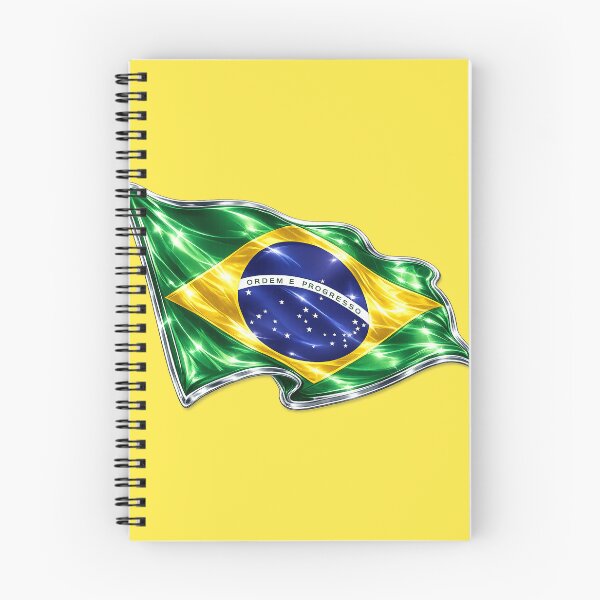 Item preview, Brazil Flag (Chrome Edition) designed and sold by LockedUp.