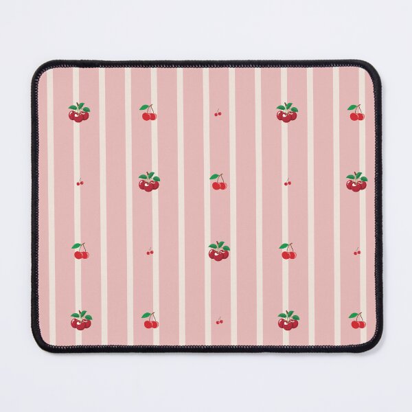 Item preview, Cherries pattern design over stripes designed and sold by AlicinaM.