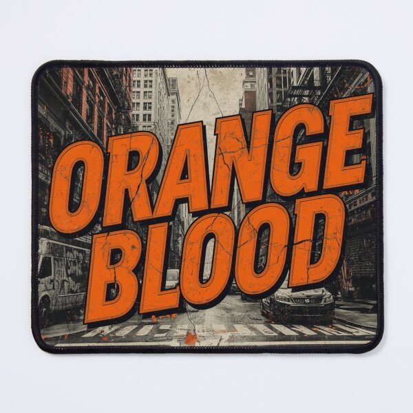 Item preview, Orange Blood New York Basketball Fan Design designed and sold by Vvmd.