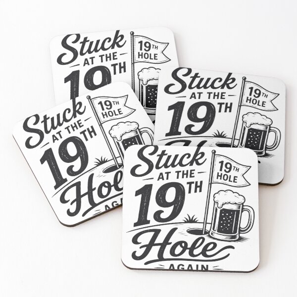 Item preview, Stuck at the 19th Hole Again Funny Golf Beer Shirt | Golfer Drinking Humor Gift designed and sold by JimboHoll.