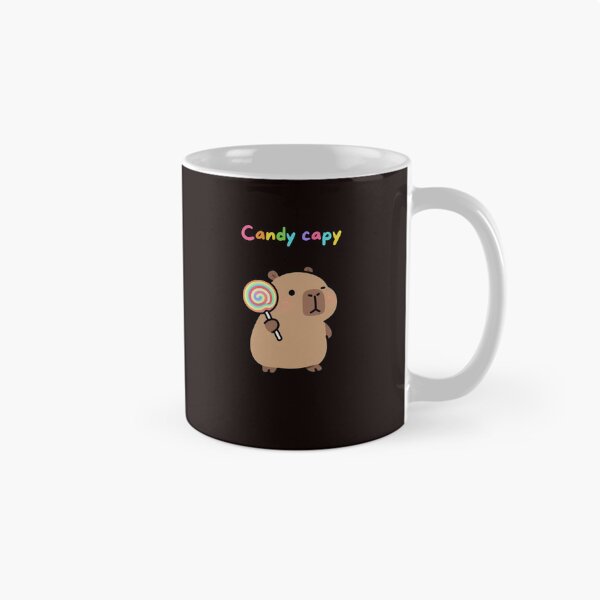 Item preview, Cute Capybara With Rainbow Lollipop designed and sold by BCapybara.