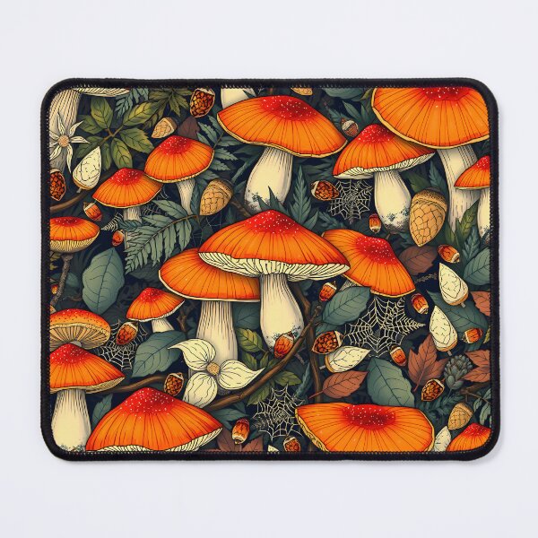 Item preview, Mushroom Enchanted Forest Pattern designed and sold by LuminaArtRO.