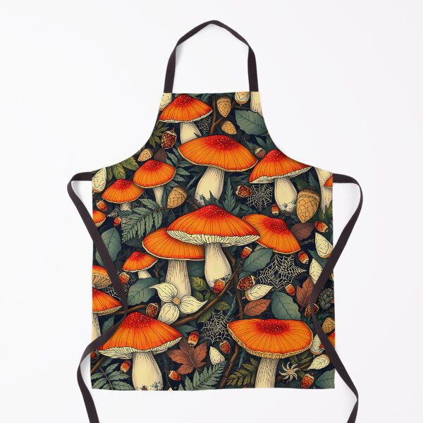 Item preview, Mushroom Enchanted Forest Pattern designed and sold by LuminaArtRO.