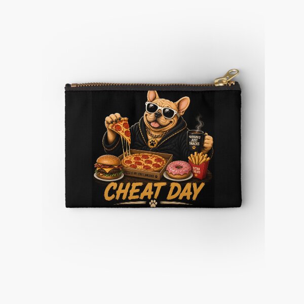 Item preview, Funny French Bulldog Cheat Day designed and sold by MischiefPaws.