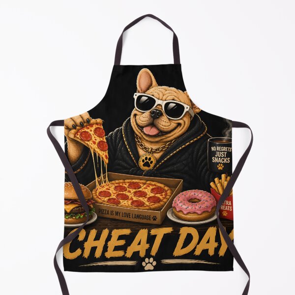 Item preview, Funny French Bulldog Cheat Day designed and sold by MischiefPaws.