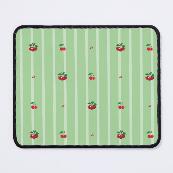 Item preview, Cherries pattern design over stripes designed and sold by AlicinaM.