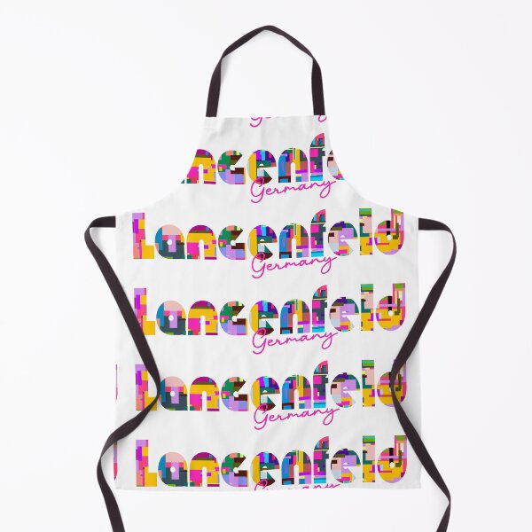 Item preview, Langenfeld, Germany, Vibrant Abstract City Typography Art designed and sold by Wanderful-roads.