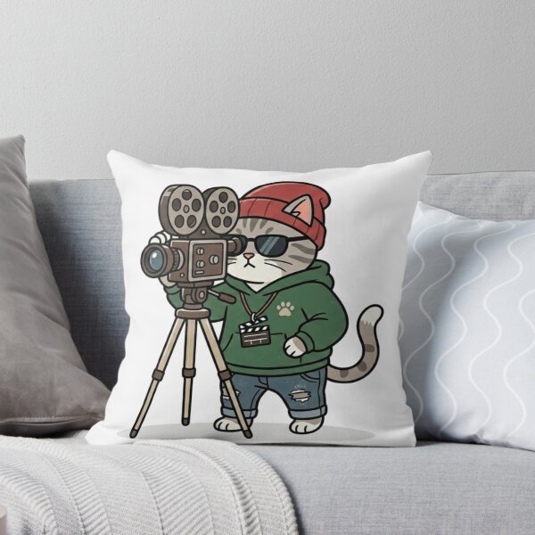 Item preview, Funny Filmmaker Cat Director Indie Movie Maker designed and sold by Wild Horizon Studio.