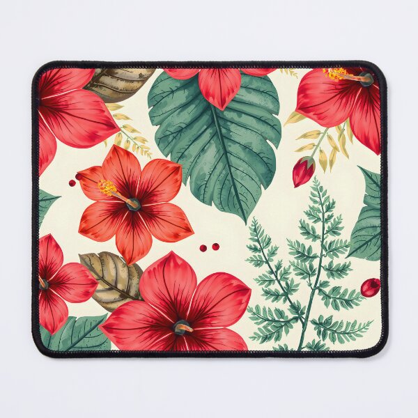 Item preview, Hibiscus Tropical Floral Pattern designed and sold by LuminaArtRO.