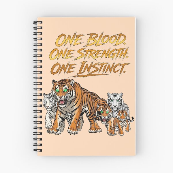 Item preview, Tiger Family Unity – One Blood One Strength One Instinct Tiger Pack Design designed and sold by mikemuchu.