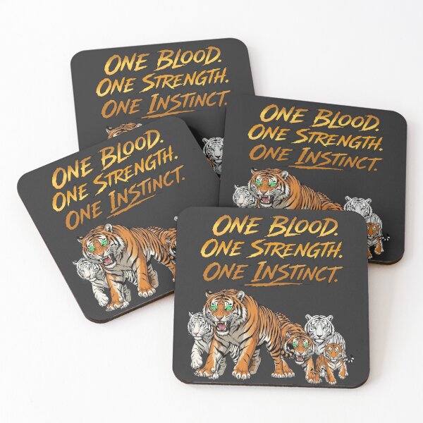 Item preview, Tiger Family Unity – One Blood One Strength One Instinct Tiger Pack Design designed and sold by mikemuchu.