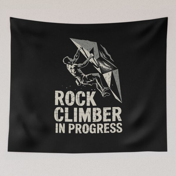 Item preview, Rock Climber In Progress Extreme Bouldering Outdoor Climbing Adventure Motivation designed and sold by yoddel.