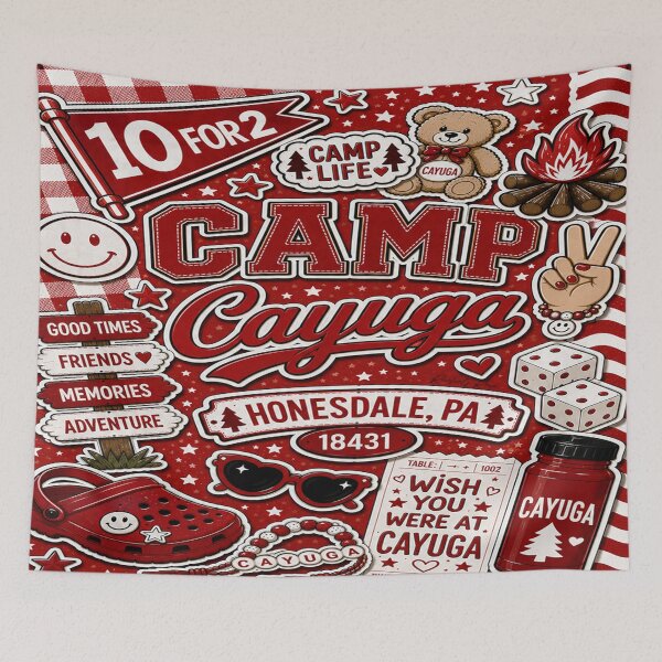 Item preview, Camp Cayuga Collage designed and sold by Rachel's Room.