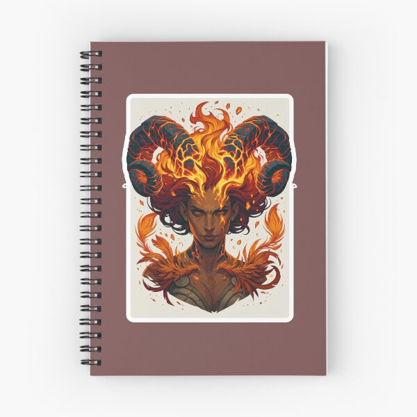 Item preview, Phoenix Ram Goddess designed and sold by MythicMood.